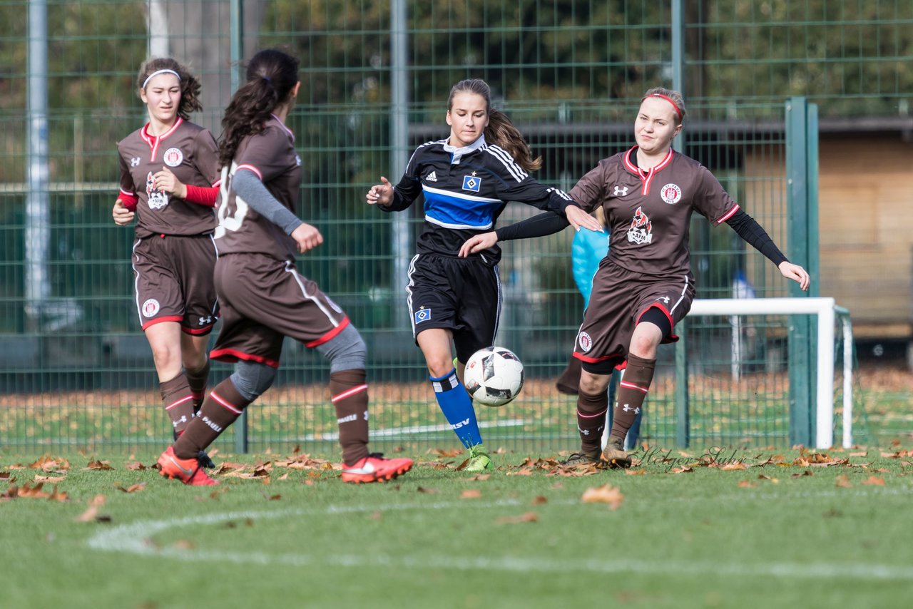 Bild 264 - B-Juniorinnen Hamburger SV - FC St.Pauli : Ergebnis: 1:2